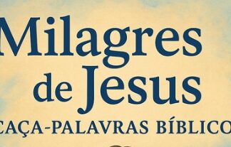 Caça Palavras sobre os milagres de JESUS