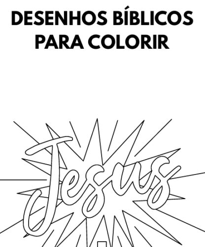 desenhos biblicos para colorir